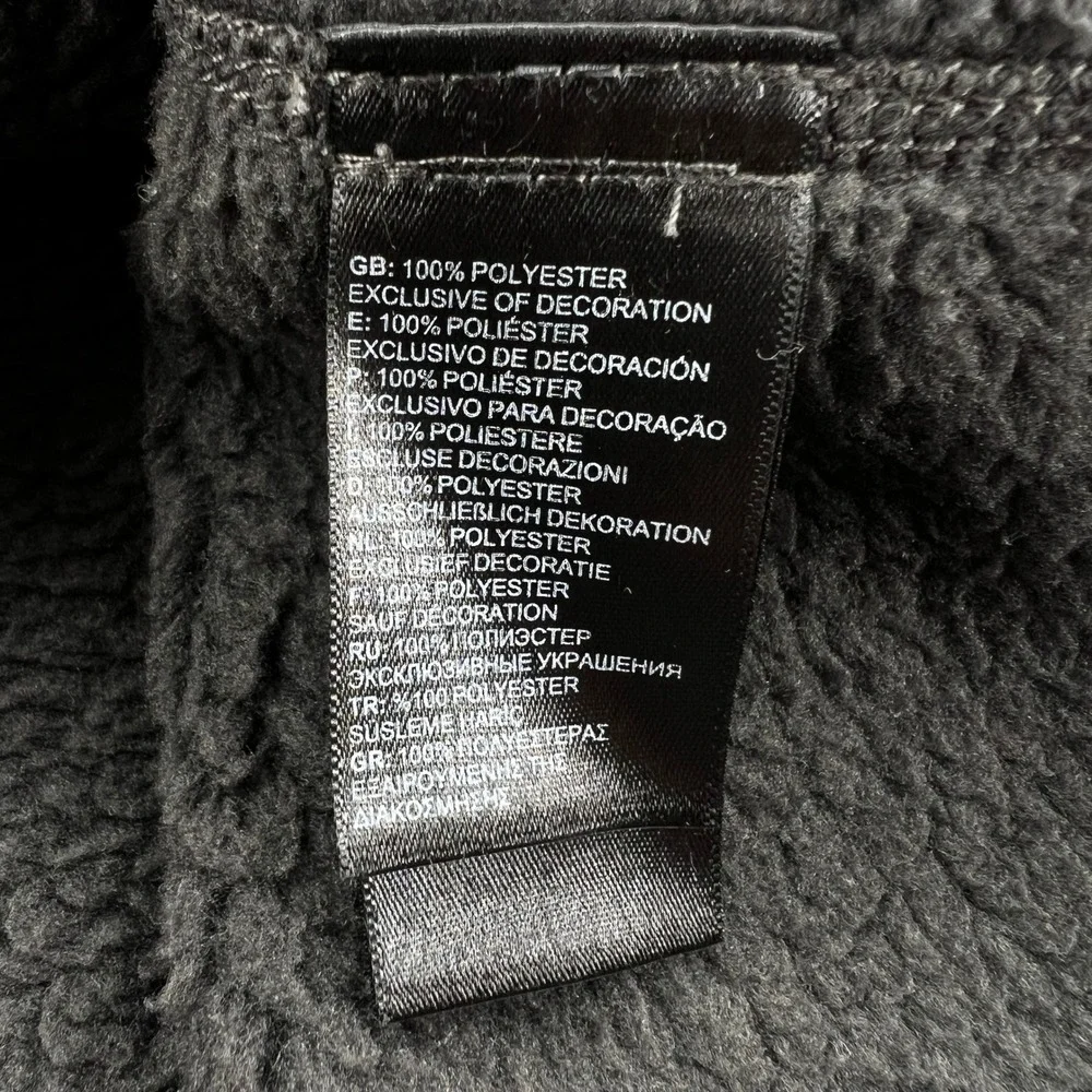 The North Face Gordon Lyons 1/4 Zip Mens Large Gray Fleece Pullover Outdoor Gorp